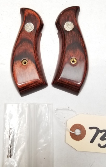Smith & Wesson K Frame Fancy Rosewood Grips