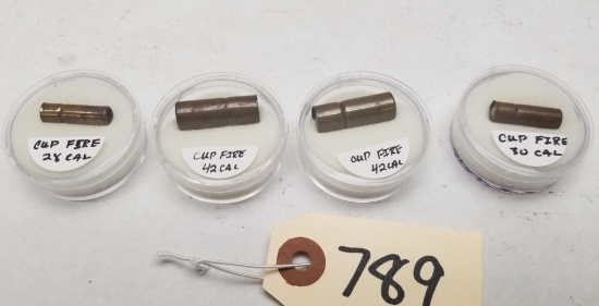 4rds Of Antique Cupfire Ammo