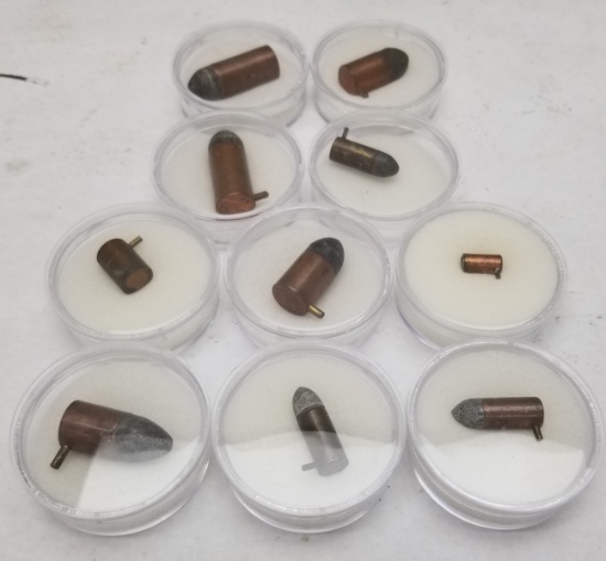 10rds Of Antique Assorted Pinfire Ammo