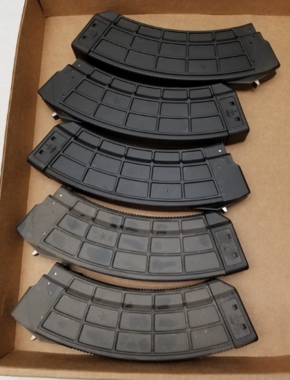 (5) US Polymer 30rd AK-47 7.62x39mm Mags