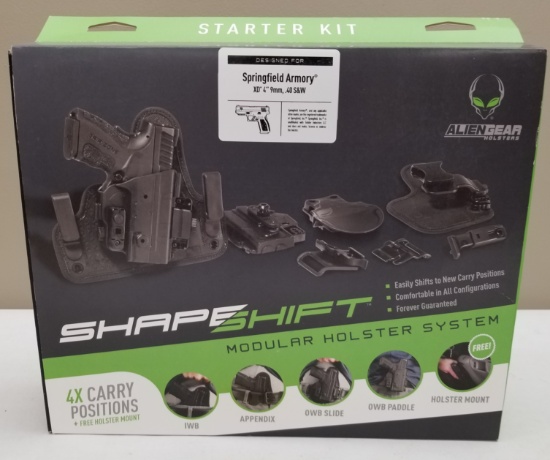 New Alien Gear Springfield XD 4" Holster Kit