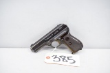 (CR) German Occupation CZ Model 1927 .32Acp Pistol