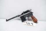 (CR) Mauser 96 Early Model 1930 7.63mm Pistol