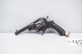 Italian Brescia Bodeo Modello 1889 10.4mm Revolver