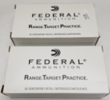 100rds Federal .45Auto 230GR FMJ Ammo