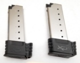 (2) Springfield XDS 7rd .45Acp Pistol Mags