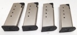 (4) Springfield XDS 5rd .45Acp Pistol Mags