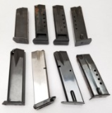 (8) Assorted .9mm Double Stack Pistol Magazines