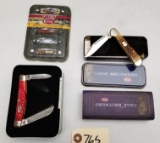 (2) Case XX Cutlery Collectible Folding Knives