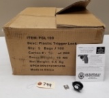 Large Case Of Approx 500 Trigger Locks & Keys