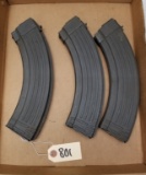 (3) Steel 40rd AK-47 7.62x39mm Mags
