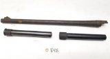 Used 12 Gauge Shotgun Barrel & Extended Feed Tubes