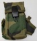 US Military AR-15 Camo Mag Pouch & (3) Mags