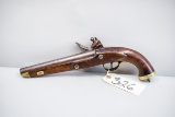 European Flintlock Naval Pistol Approx .70 Cal