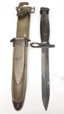 US M7 Conetta Rifle Bayonet & Scabbard