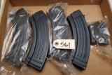 (4) 30rd & (1) 10rd AK-47 7.62x39mm Rifle Mags