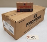 500rds Hornady Frontier .223 Rem 55Gr FMJ Ammo