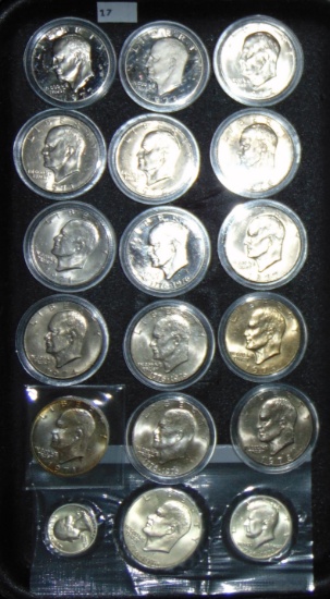 Variety: 1976-S 3pc. Eisenhower Quarter & Half Dol