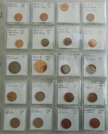 40pc. British Coin Collection.