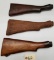 (3) Assorted Enfield Rifle Stocks