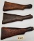 (3) Assorted Enfield Rifle Stocks