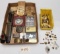 Assorted Military Medallions, Trinkets, & More