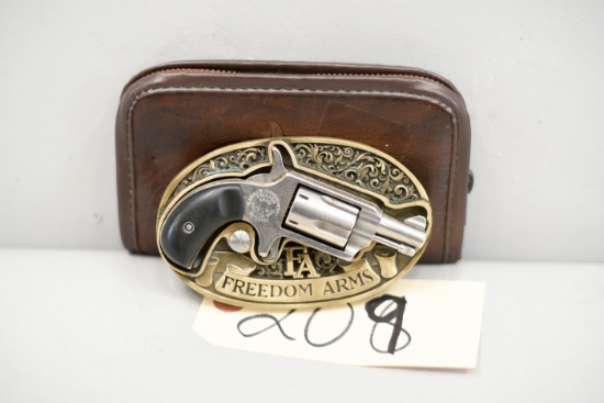 (R) Freedom Arms Mini Belt Buckle Revolver .22LR