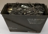 Large Military Ammo Can & Assorted Tent Stakes