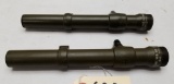 (2) M6 1943 FJA Marked Parts Telescopes