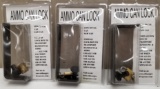 (3) Metal ammo Can Locks