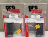 (2) New Ruger LC9 9mm 7rd Blued Steel Mags