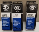 (3) New FN FNS-40/FNX-40 .40S&W 14rd Mags