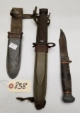 Remington USN MK1 Knife & US Bayonet