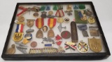 Assorted Vintage Military Pins Metals & More