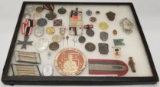 Assortment WW1 & WW2 German Nazi Pins & Tinnies