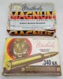 40Rds Custom Loaded .340 Weatherby Magnum Ammo