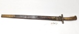 Early European Stag Handle Hunting Sword