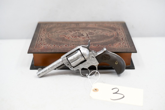 John F. Adams Engraved Colt Lightning Model 1877
