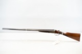 (R) Engraved Belgium Made SXS 12 Gauge Shotgun