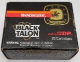 20Rds Winchester Black Talon DP .45Auto 230Gr SXT