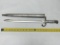 Argentine 1891 Bayonet W/ Matching # Scabbard