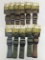 (11 Pcs) Universal Size BDU Belt Assorted Colors