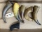 (5 Pcs) Powder Horns & Single Action Grips