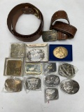 Belt Buckles, Belts, Ash Tray