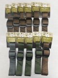 (11 Pcs) Universal Size BDU Belt Assorted Colors