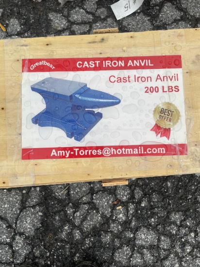 New Cast Iron 200 IB Anvil