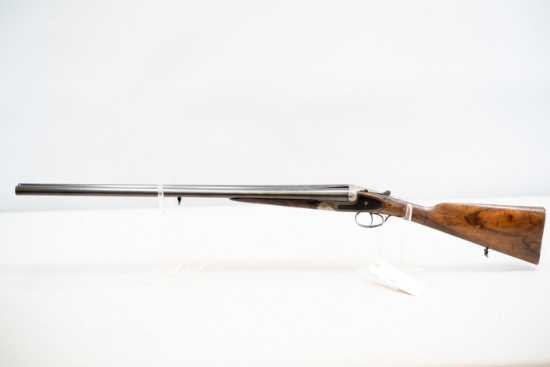 (CR) J Petavy Engraved German SXS 16 Gauge Shotgun