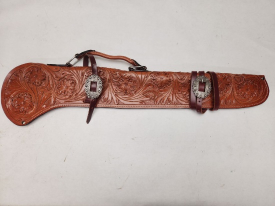 LEATHER LONG GUN SCABBARD