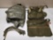 (9Pcs.) U.S. MILITARY CANVAS GEAR, PONCHO