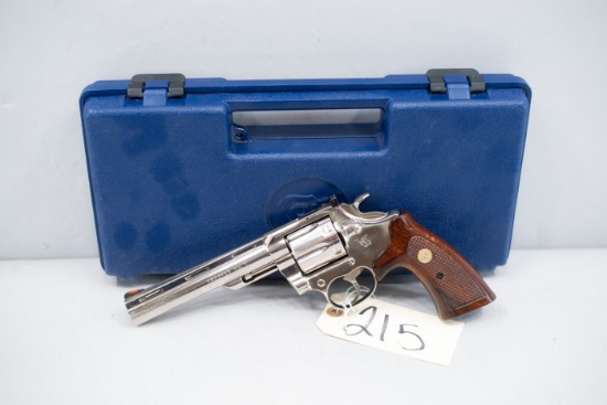 (R) Colt Trooper MK V Nickel .357 Magnum Revolver